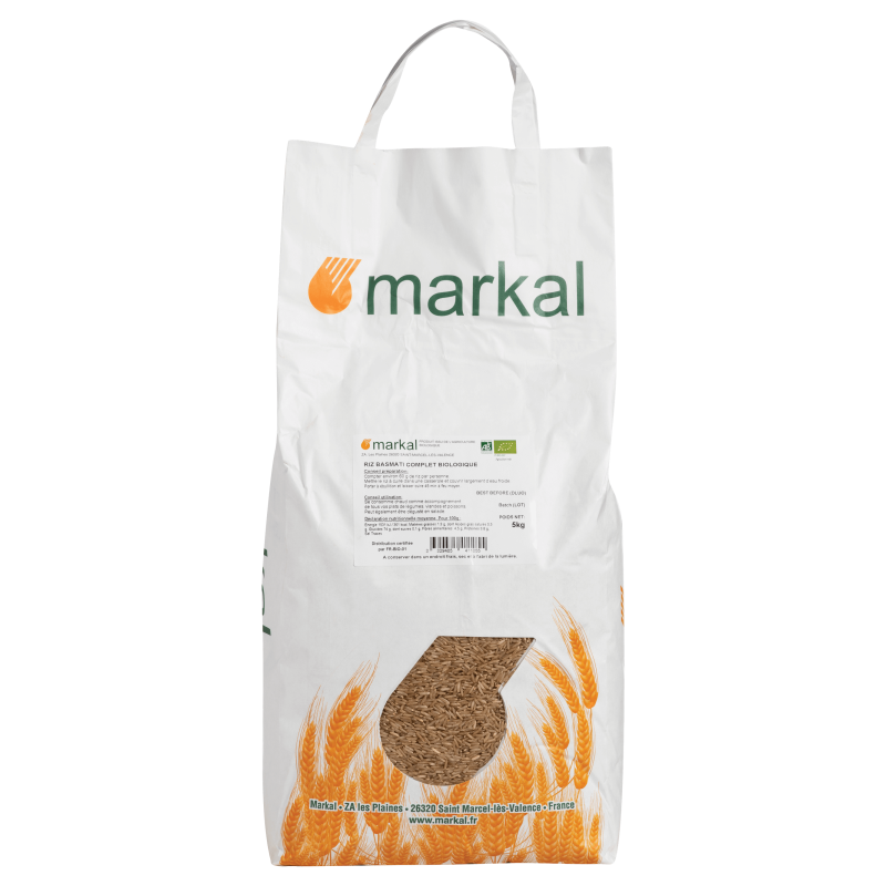 Riz Basmati Complet 5 Kg Markal