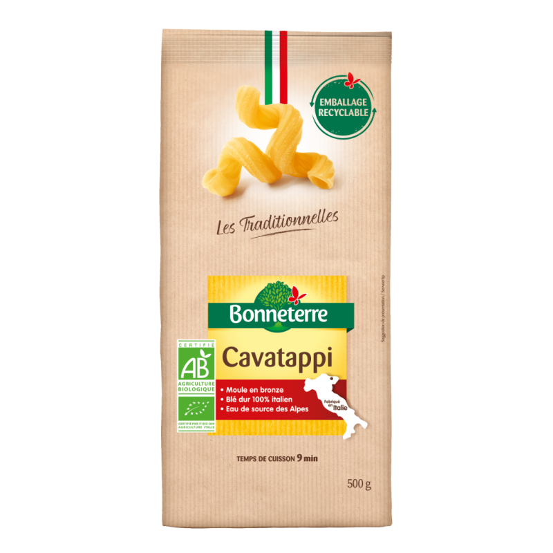 Pates Cavatappi 500G Bonneterre