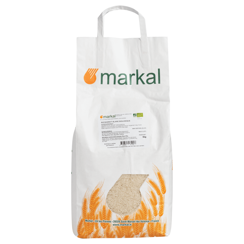 Riz Basmati Blanc 5 Kg Markal
