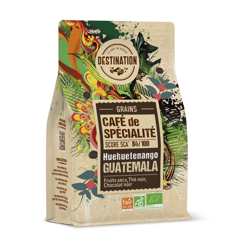 Guatemala Equitable, Huehuetenango, Pur Arabica, Grains 180G Destin...