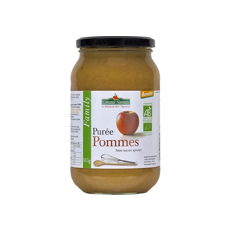 Puree De Pommes Bananes 915G Côteaux Nantais