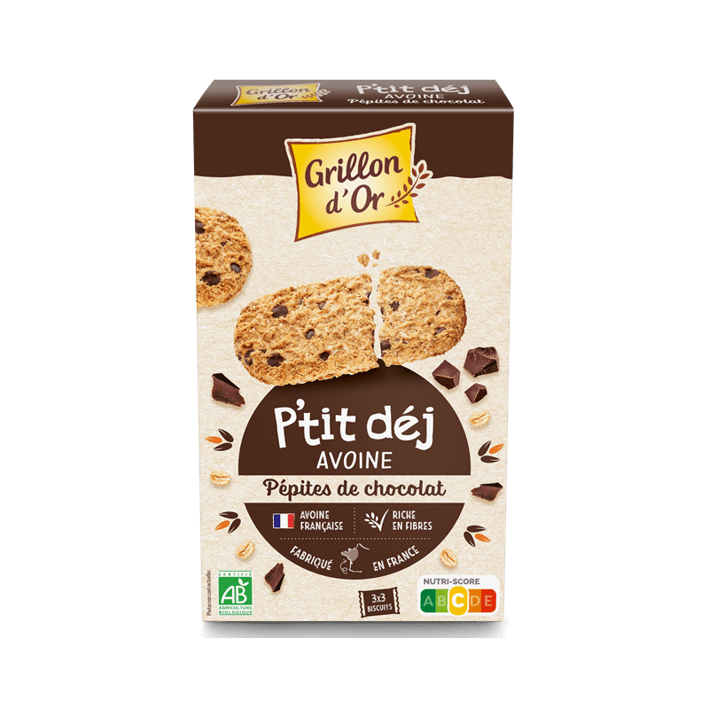 Ptit Dej Avoine Chocolat 150G Grillon d'Or