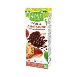 Sable Chataigne Nappe Chocolat Noir 130G MOULIN DU PIVERT