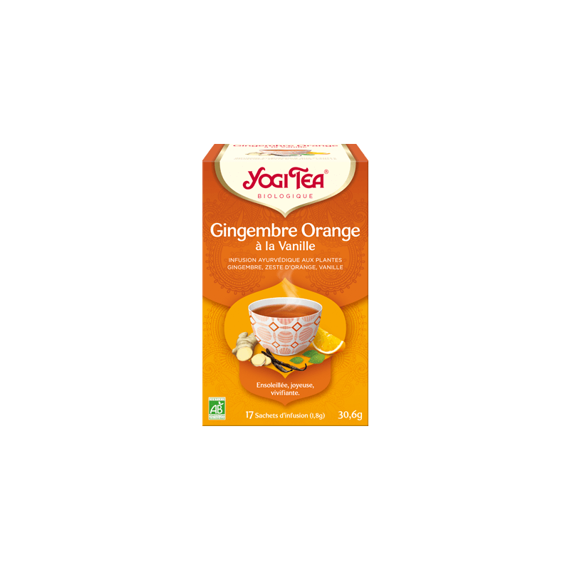 Yogi Tea Gingembre Orange Vanille 30.6G Yogi Tea