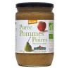 Puree Pomme Poire Sans Sucre 630G Côteaux Nantais