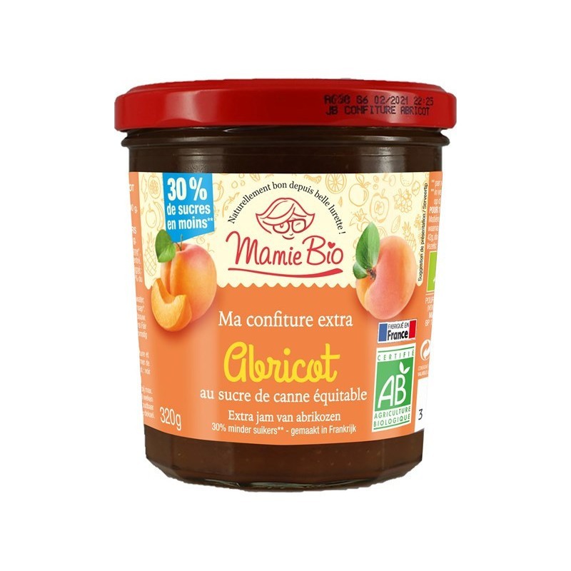 Confiture Abricots 320G MAMIBIO