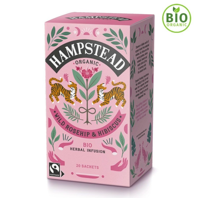 Infusion Hibiscus 40G HAMPSTEAD TEA