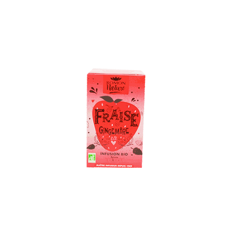 Infusion Fraise Gingembre ROMON NATURE / PLANTASIA
