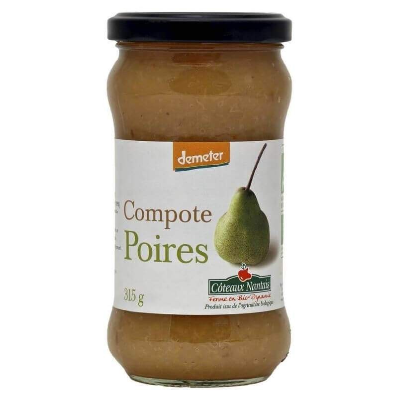 Compote Poires Demeter 315G Côteaux Nantais