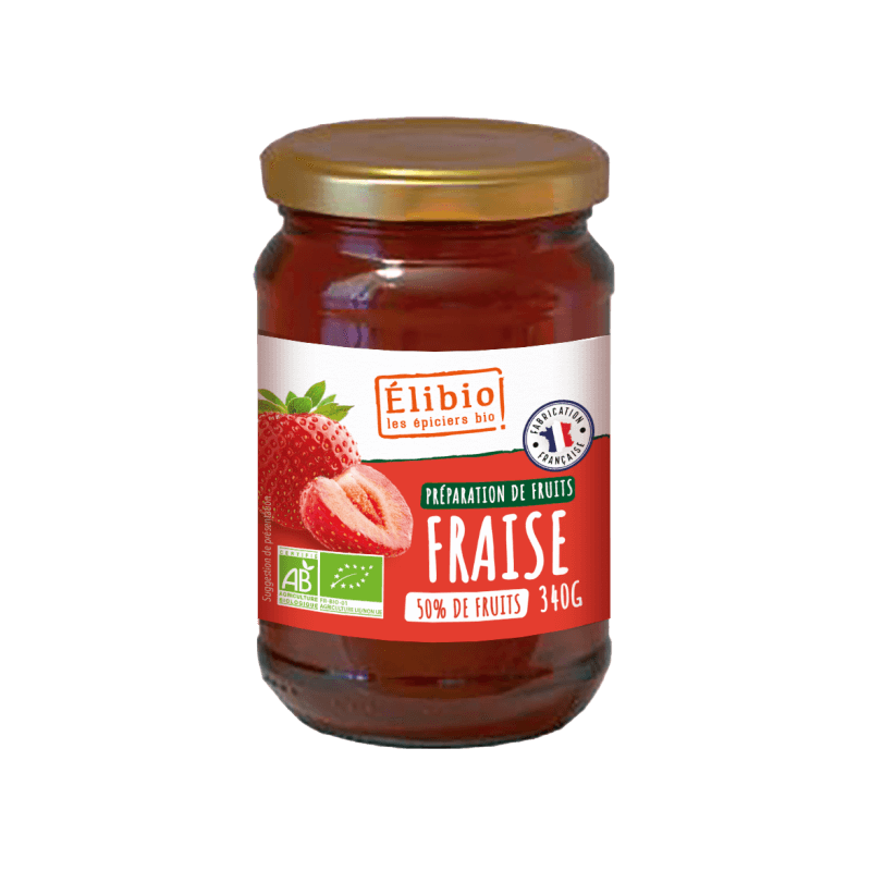 Preparation Fraise 340Gr Elibio