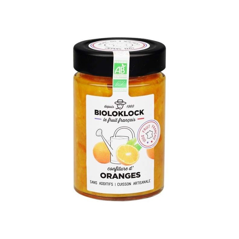 Confiture Orange De Corse 230G BIOLO'KLOCK