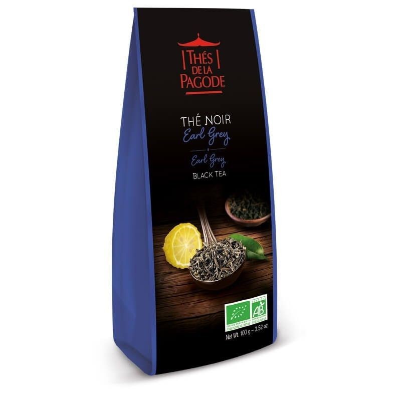 The Noir Earl Grey Bio 100 Gr LES THES DE LA PAGODE
