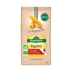 Pates Rigatini 500Gr Bonneterre