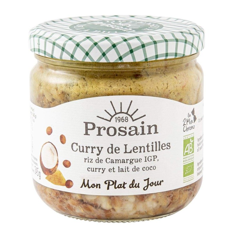 Curry De Lentilles A L'Indienne 345G Prosain