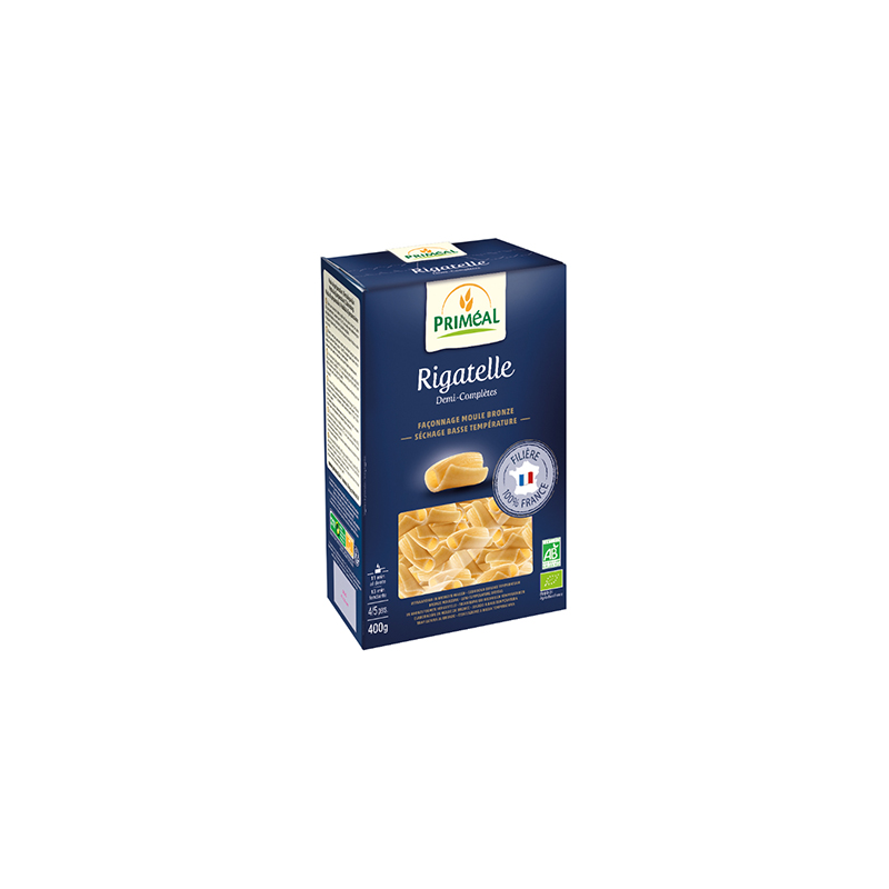 Rigatelles 1/2 Completes Moule Bronze 100% France 400G Priméal
