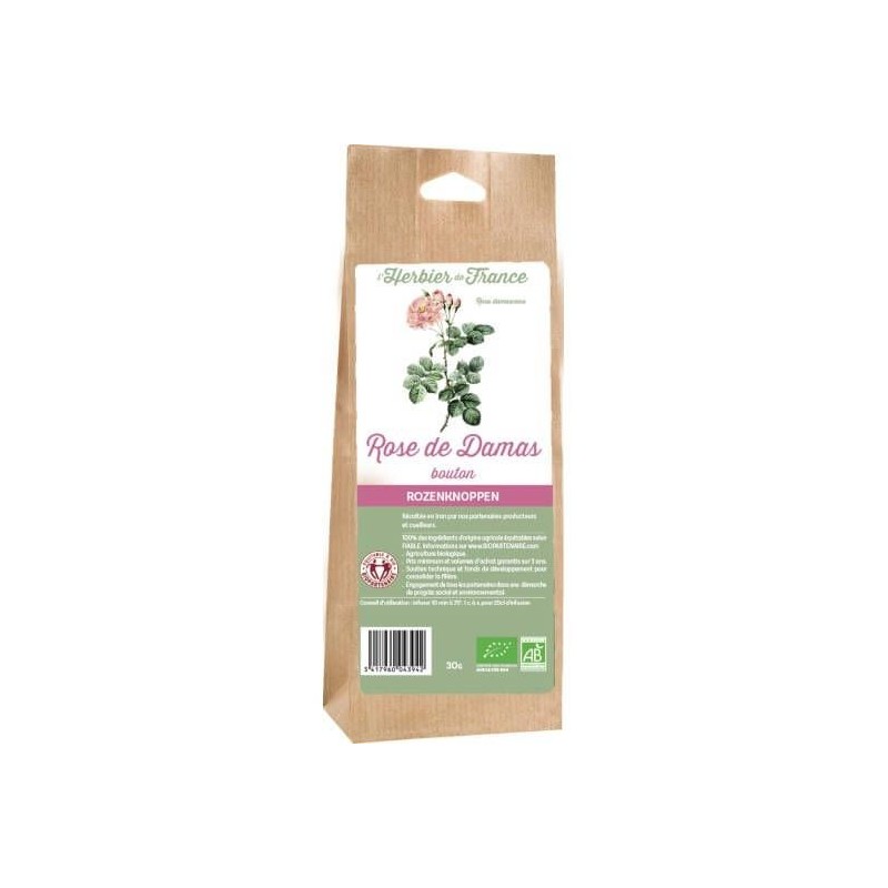 Rose De Damas Bouton 30Gr HERBIER DE FRANCE