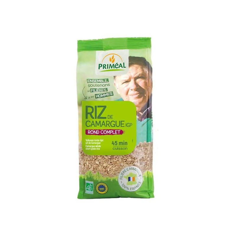 Riz De Camargue Rond Complet Igp 500G Priméal