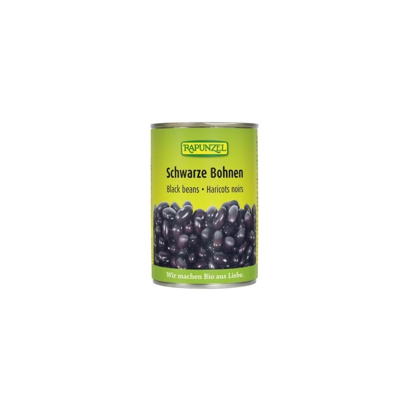 Haricots Noirs En Conserves 400G Rapunzel