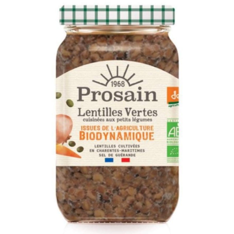 Lentilles Vertes Demeter 330G Prosain