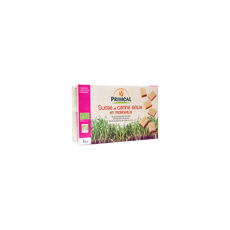 Sucre Roux Morceaux 1Kg Priméal
