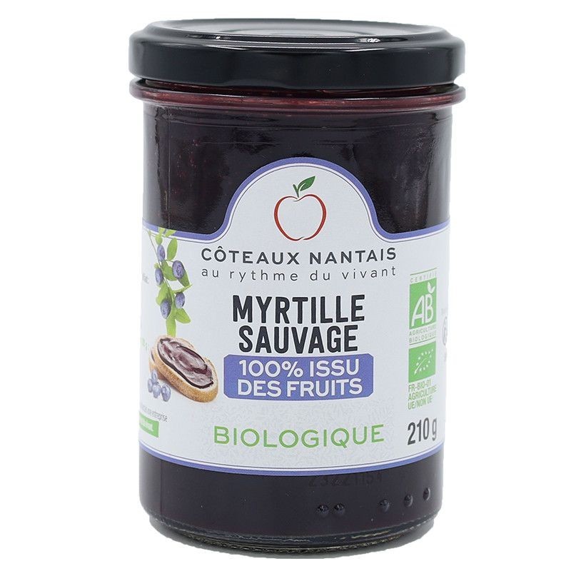 Fruit À Tartiner Myrtille 210 G Côteaux Nantais