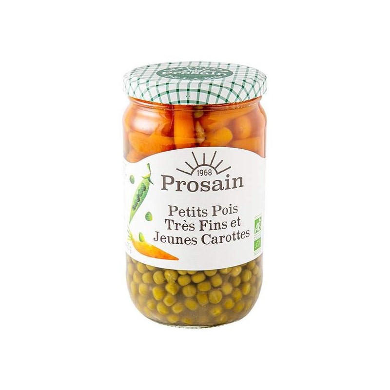 Petits Pois Tres Fins Et Carots 660G Prosain