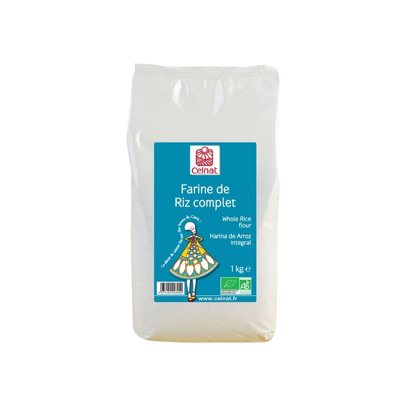 Farine De Riz Complet 1Kg Celnat