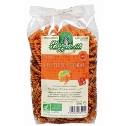 Torsades Aux Lentilles Corail 250G LAZARETTI