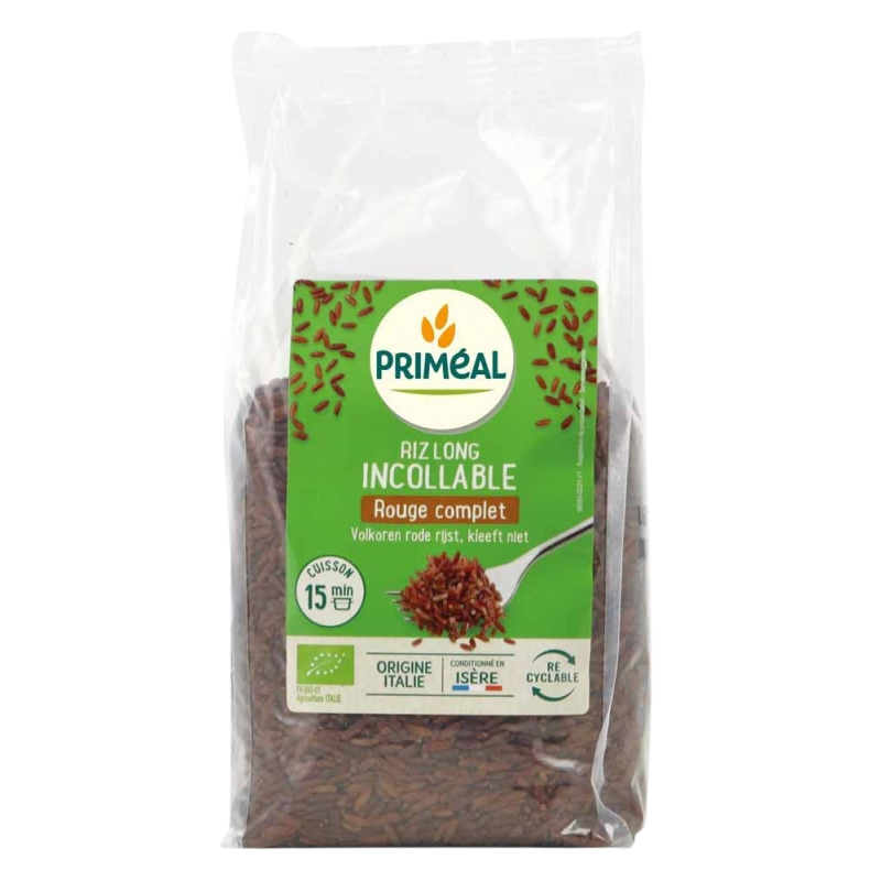 Riz Long Rouge Incollable 500G Priméal