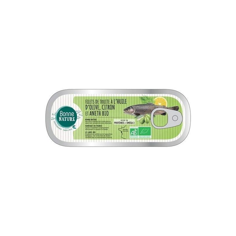 Filet De Truite Citron Aneth 115G Bonne Nature