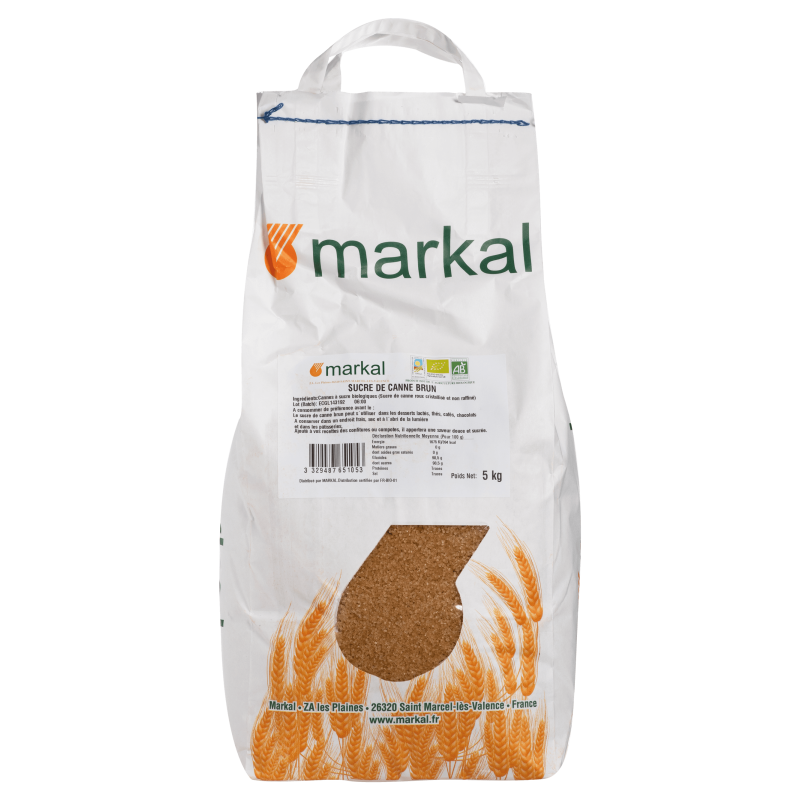 Sucre De Canne Brun 5Kg Markal