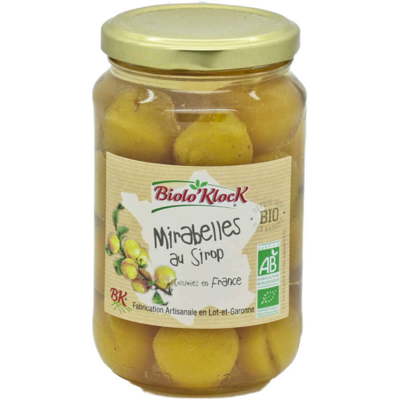 Mirabelles Au Sirop 370G BIOLO'KLOCK