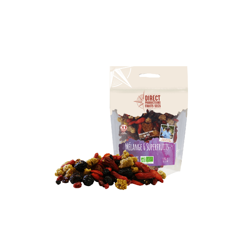 Melange 6 Superfruits 125Gr PEPITE