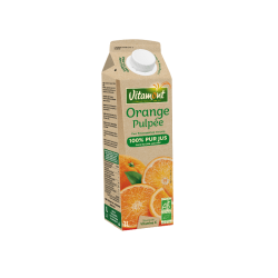Tetra Pur Jus D'Orange Pulpee 1L Vitamont