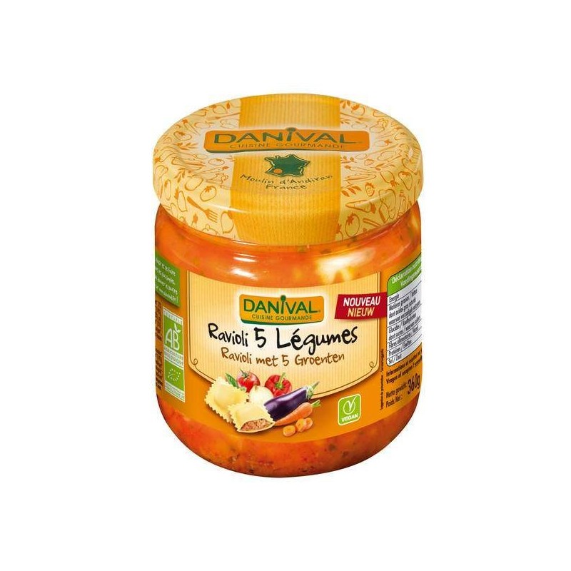 Raviolis 5 Legumes 360G Danival