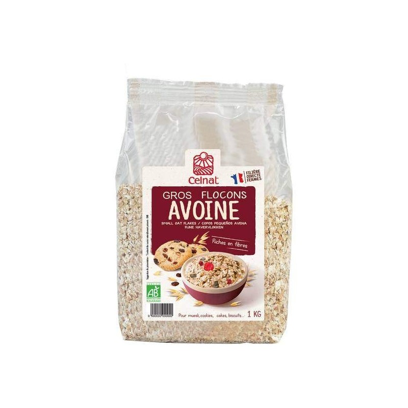 Gros Flocons Avoine 1Kg Celnat