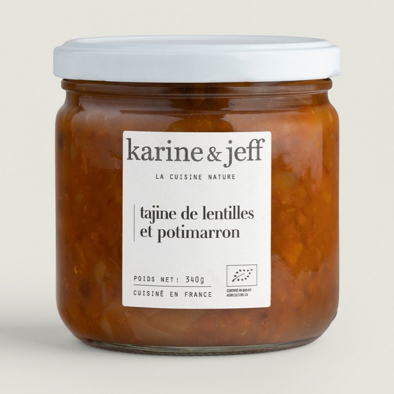Tajine Lentilles Et Potimarron 380G KARINE ET JEFF