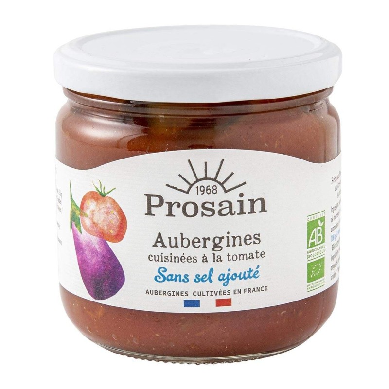 Aubergines Tomates 345G S/Sel Prosain