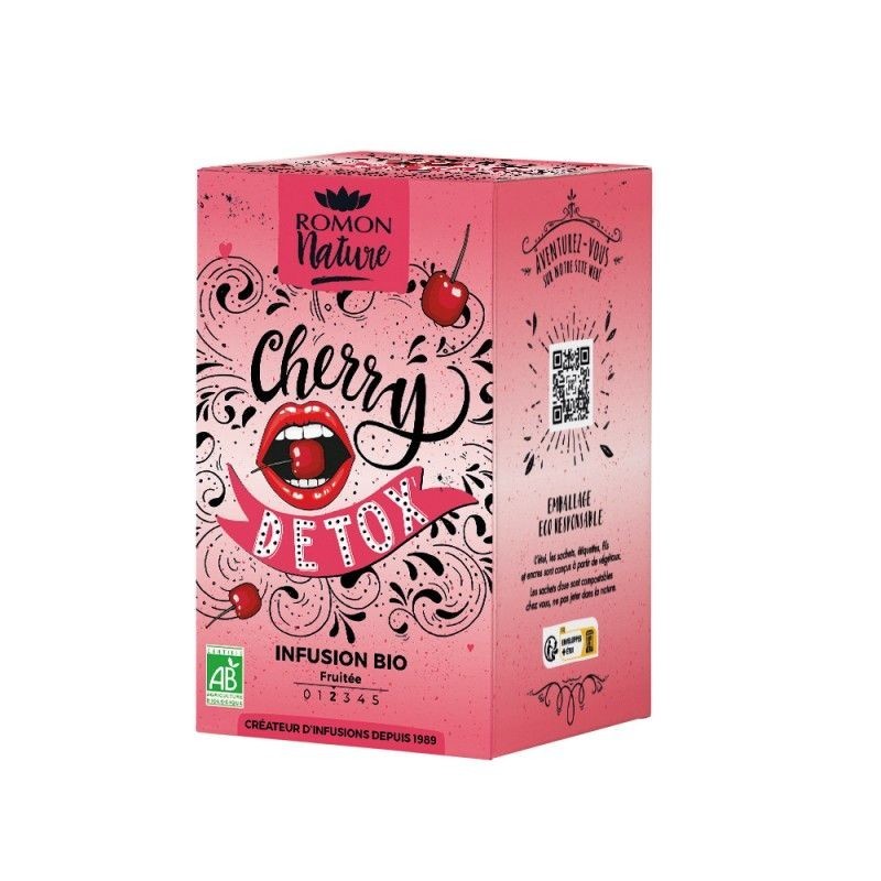 Infusion Cherry Detox X16Sachets ROMON NATURE / PLANTASIA