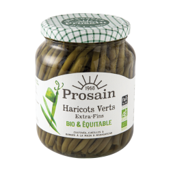 Haricots Verts Extra-Fins Bio & Equitables 660G Prosain