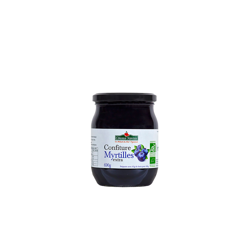 Confiture Myrtille Extra 690G Côteaux Nantais