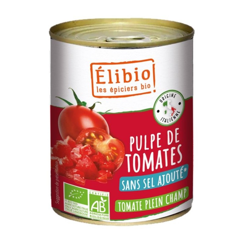 Pulpe De Tomate 400G Elibio