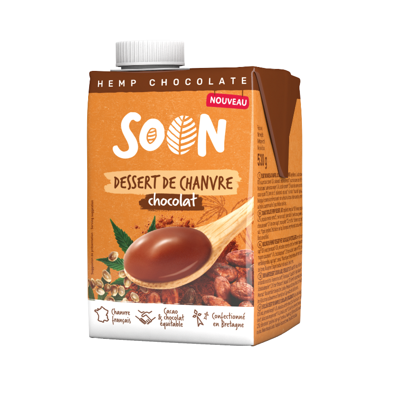 Dessert Chanvre Chocolat 530Gr Soon