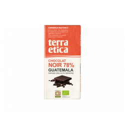 Tablette Chocolat Noir 78% Cacao Guatemala 100G terra etica