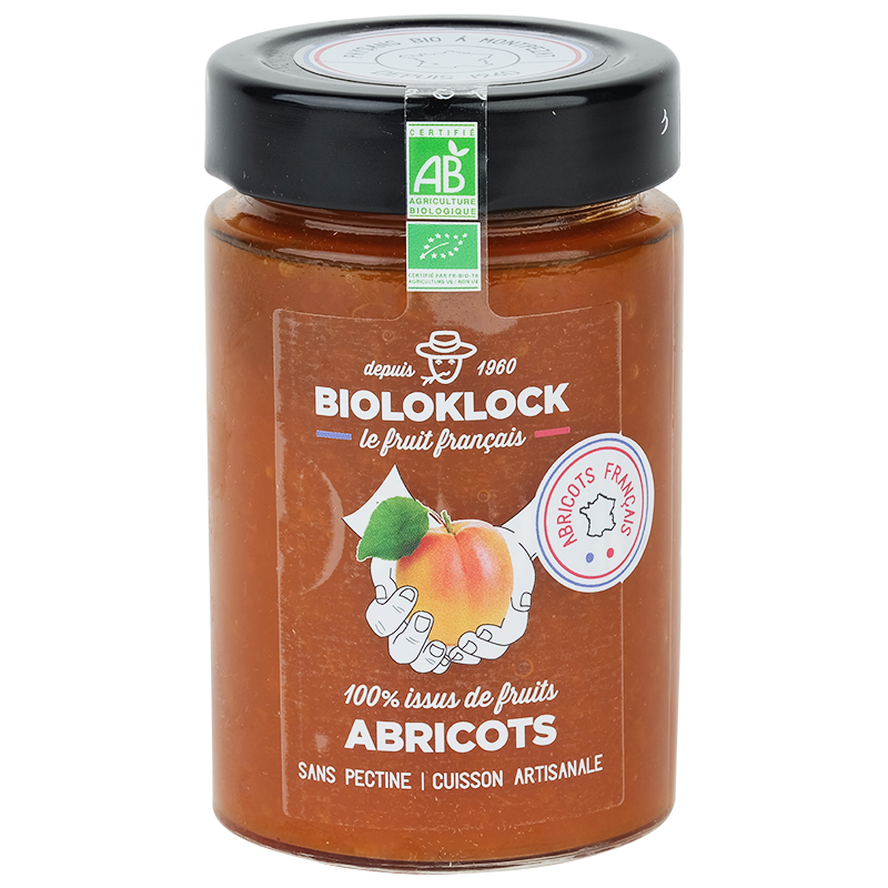 100% Issus De Fruits Abricots 275G BIOLO'KLOCK