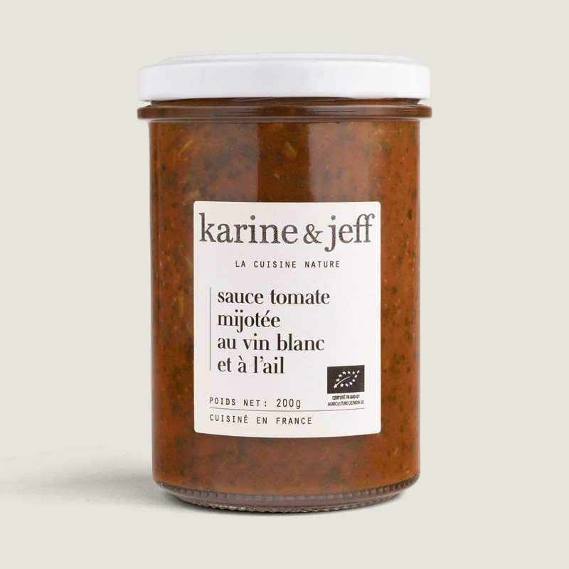 Sauce Tomate Vin Blanc Et Ail 200G KARINE ET JEFF