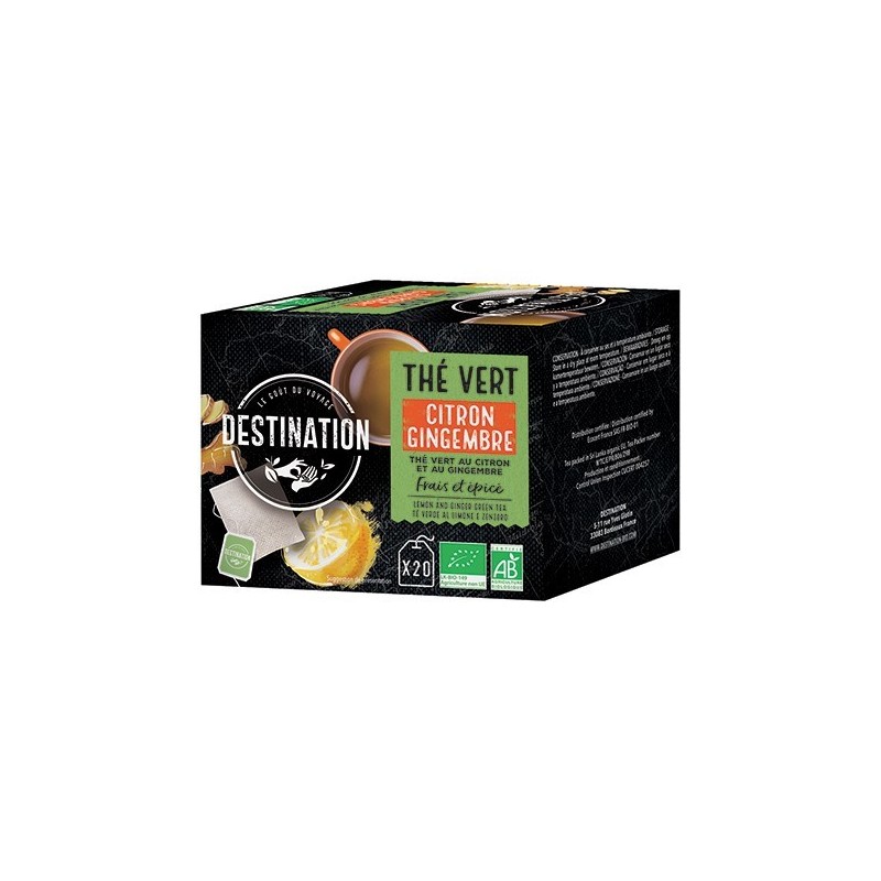 The Vert Citron Gingembre 20Inf Destination