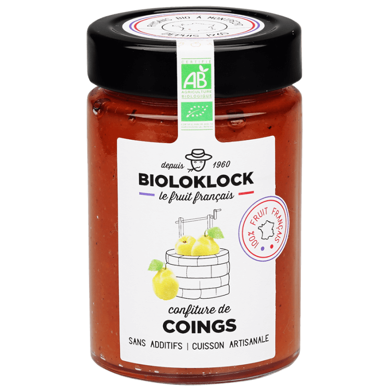 Confiture Coing France 230G BIOLO'KLOCK