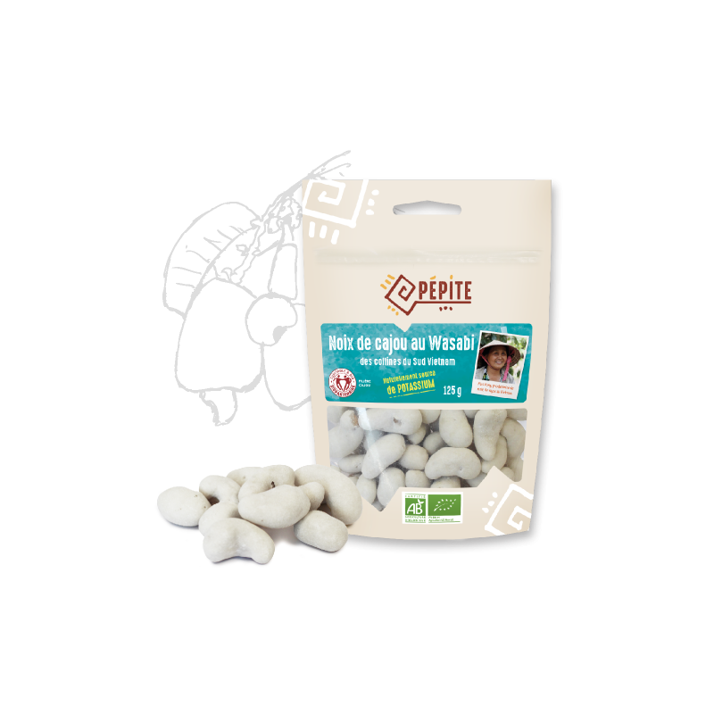 Noix De Cajou Au Wasabi 125G PEPITE