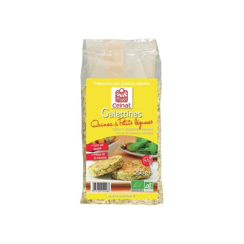 Galettines Quinoa Legumes Celnat